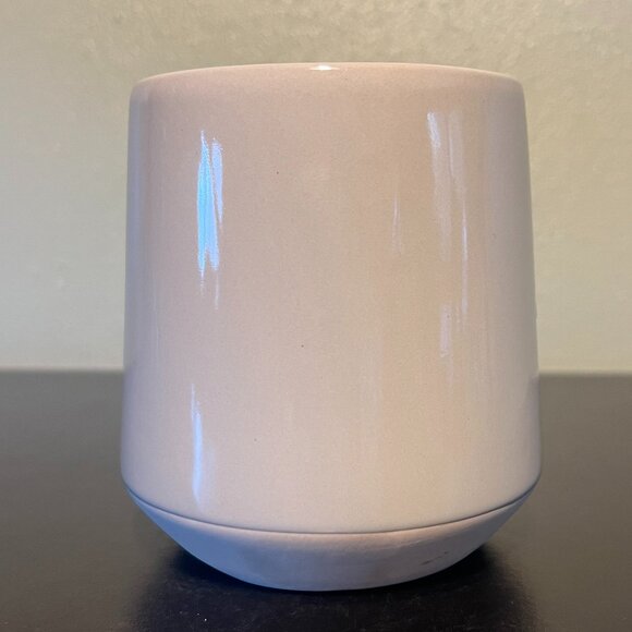 GODDESS Incised Glossy Gray Stoneware Mug with Unglazed Base - Picture 6 of 11